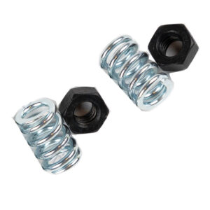 Molle a compressione e dadi (2 pz)